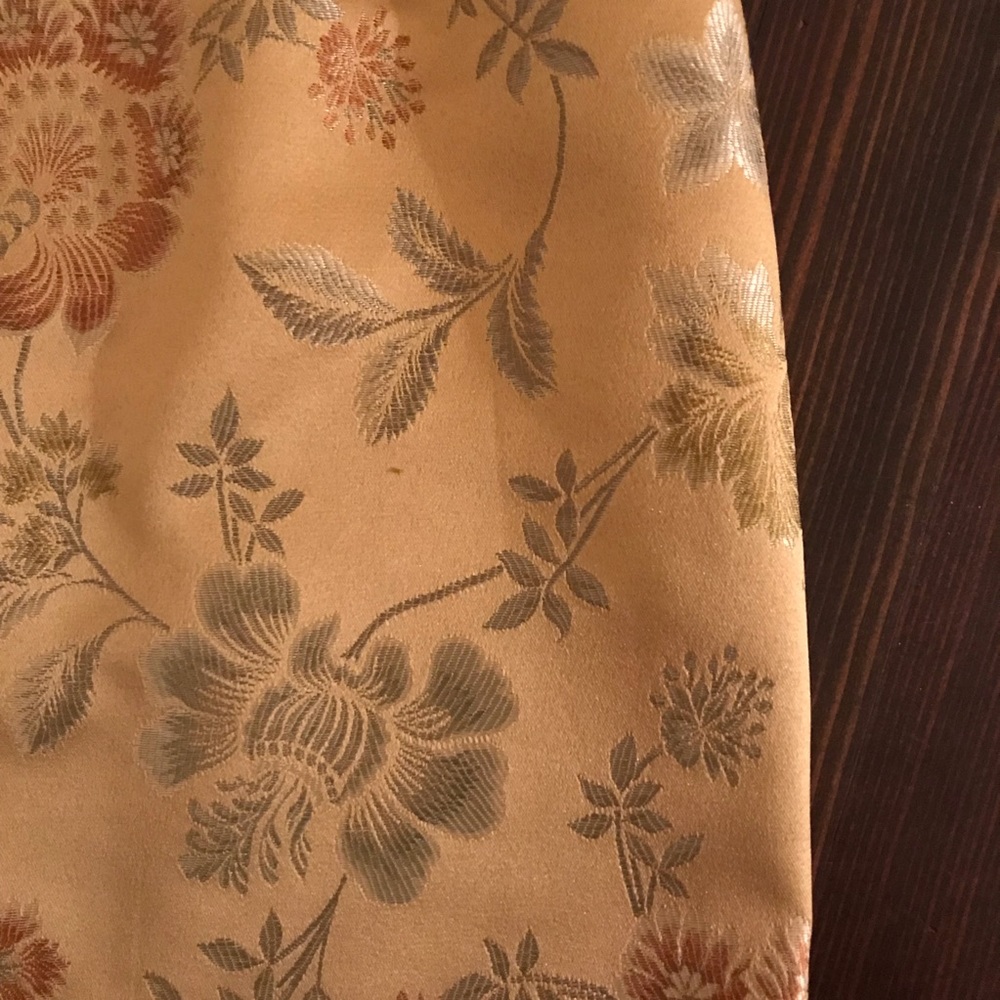 Steven Stolman Gold Silky Floral Skirt - Picture 6 of 6